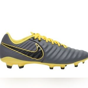 Nike Tiempo academy grey/yellow soccer cleats ⚽️